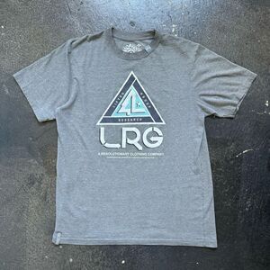 Y2k LRG Short Sleeve T-Shirt Discolored Mens Size Large Premium Fit Skater